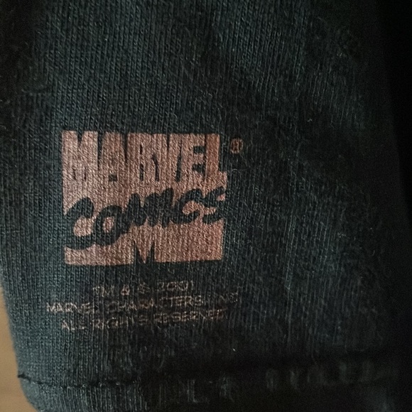 VINTAGE 2001 GRAPHITTI DESIGNS Marvel Comics Spider-Man x Wolverine tee - Picture 5 of 5